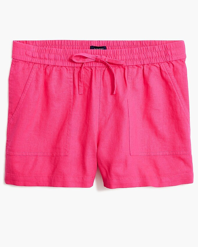 Linen-blend drawstring short | J.Crew Factory