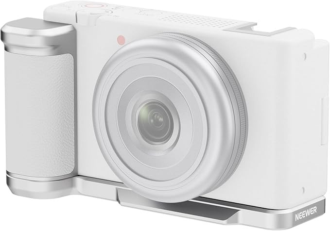 NEEWER ZV-1F ZV-1 II L Plate Compatible with Sony, Metal L Bracket with White Leather Grip, 1/4" ... | Amazon (US)
