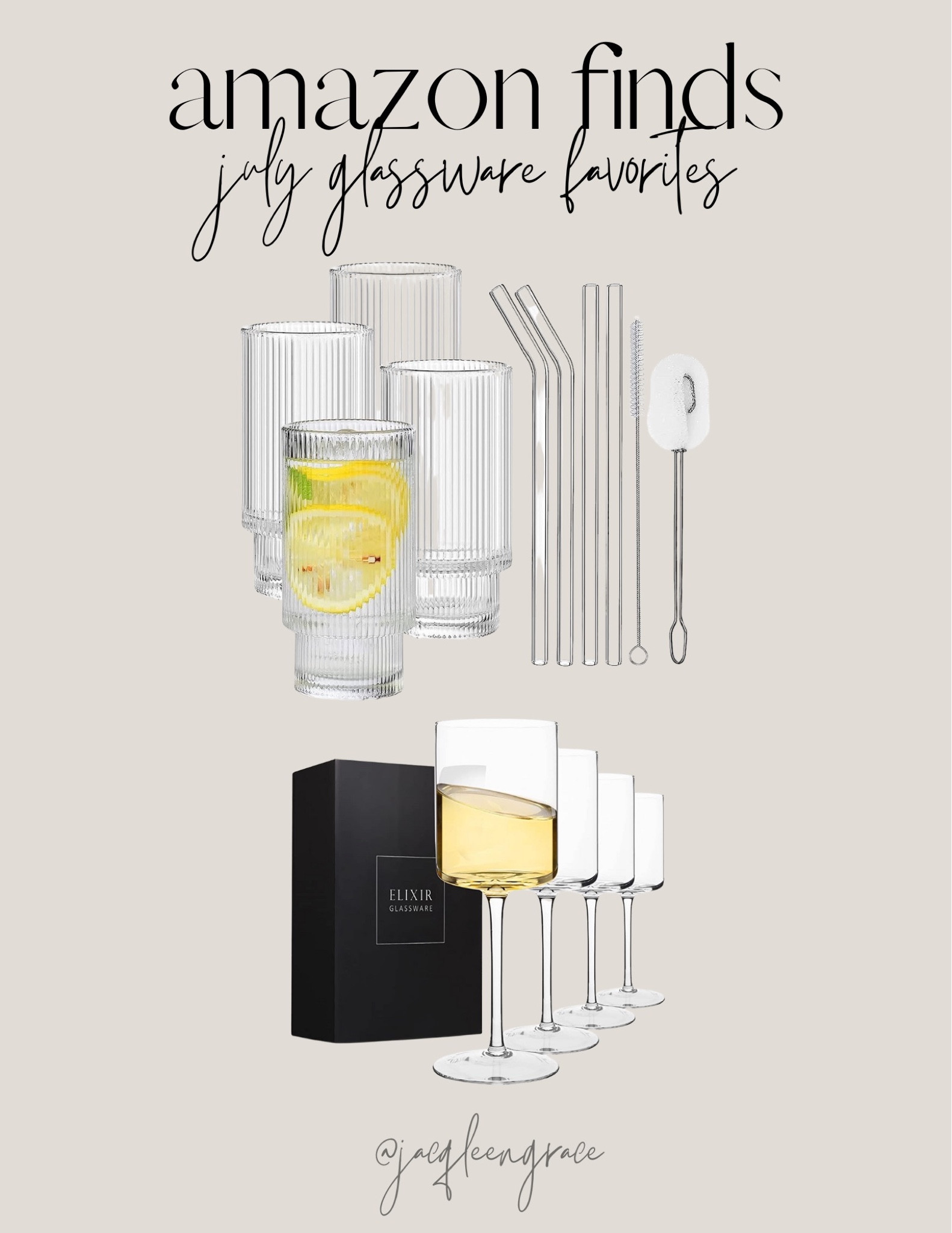 Amazon kitchen glassware July favorites. Budget friendly finds. Coastal California. California Casual. French Country Modern, Boho Glam, Parisian Chic, Amazon Decor, Amazon Home, Modern Home Favorites, Anthropologie Glam Chic. 

#LTKxPrimeDay #LTKhome #LTKFind