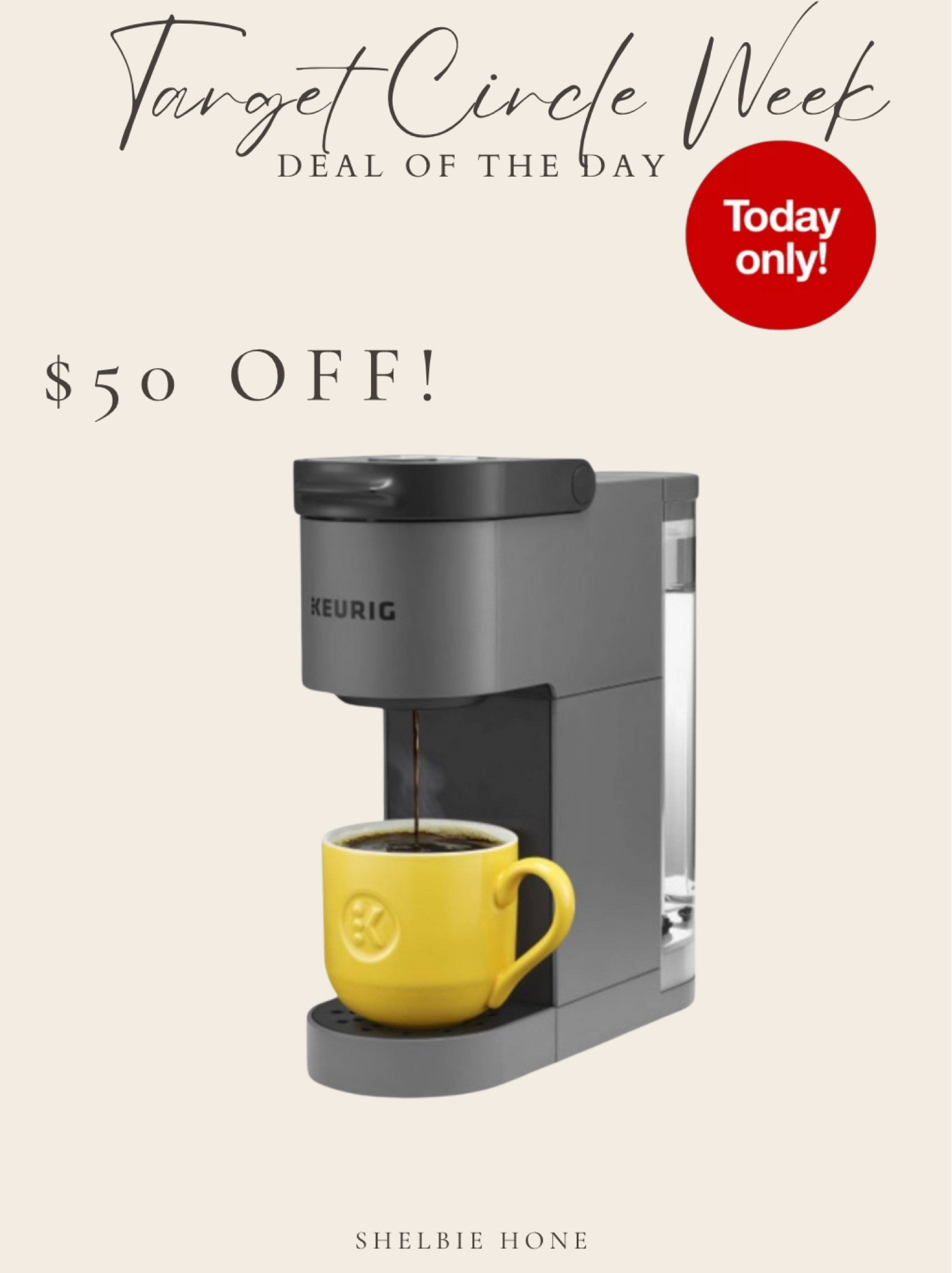 Keurig K-Mini Go Single-Serve K-Cup Pod Coffee Maker! $49.99 after $50 off!

#LTKxTarget #LTKGiftGuide #LTKHome