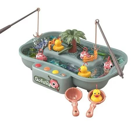 Kids Water Table Toys Electric Rotating Music Light Function Fishing Pond Toy （without Battery） | Walmart (US)