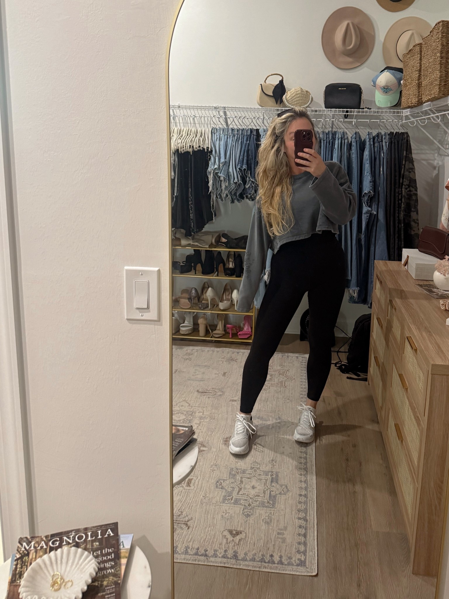 Monday workout in my most worn leggings! I love how lightweight these are! They are the perfect fit and flattering! (Shhhhh, I have about 20 of the same pair! 🫣) 

They are 40% off right now!!! Under $15!! Make the perfect gift for her! 

Activewear, black leggings, high waisted leggings, fitness, sports bras,  healthy lifestyle 


#aerie 

#LTKHoliday #LTKfitnessgoals