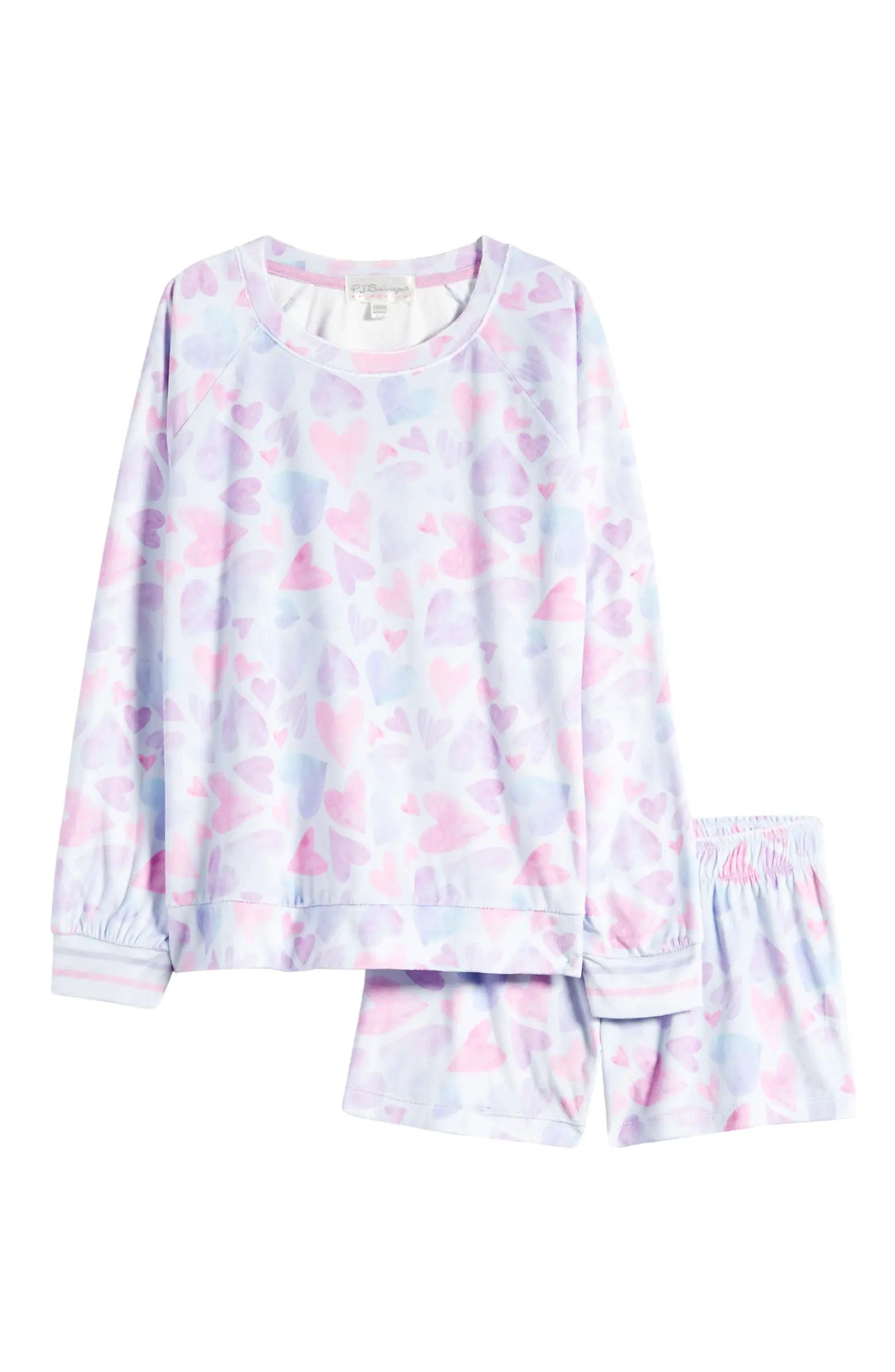 Kids' Two-Piece Relaxed Fit Short Pajamas | Nordstrom