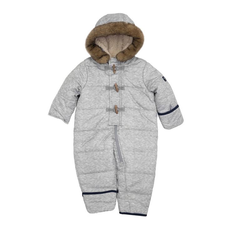 OshKosh B'gosh® Baby Boys' Abstract Bunting Snowsuits Gray | Target