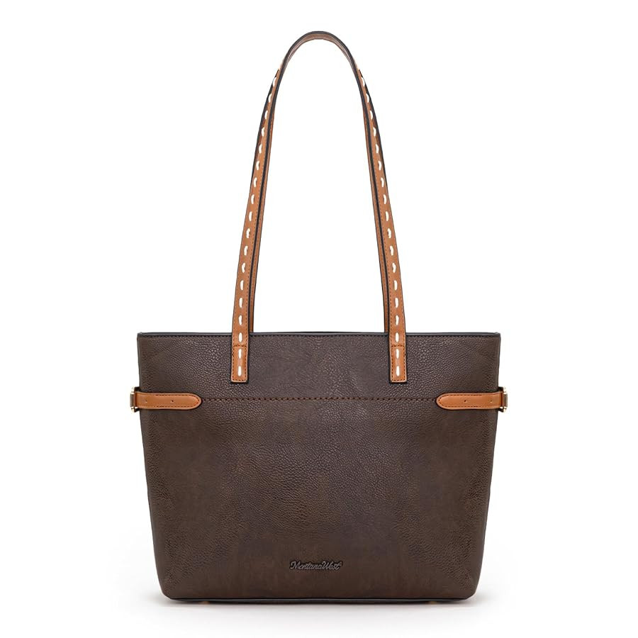 Montana West Tote Bag Slouchy Hobo Bag Minimalist Shoulder purses and Handbags for Work | Amazon (US)