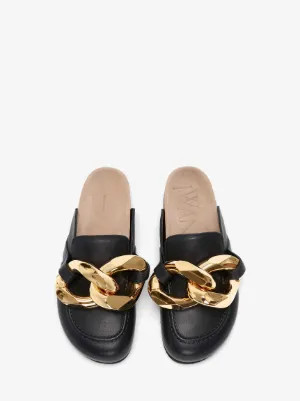 CHAIN LOAFER LEATHER MULES in [object Object] | JW Anderson | JW Anderson