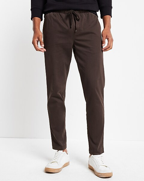 Elastic Waist Stretch Joggers | Express