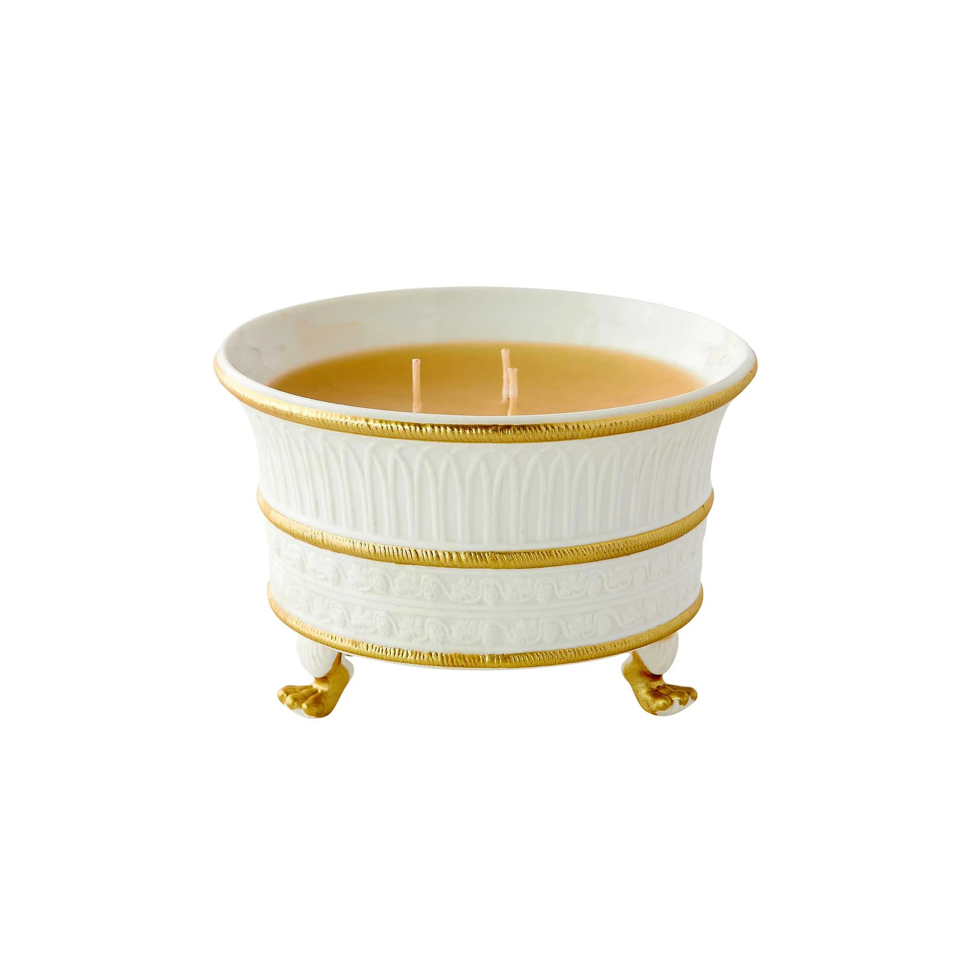 Lexington Gardens Luxury Three-Wick Ceramic Candle | Caitlin Wilson Design