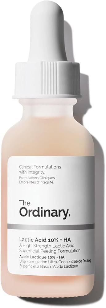 The Ordinary Lactic Acid 10% + Hyaluronic Acid 2%, High-Strength Exfoliating Serum for Smoother, ... | Amazon (US)