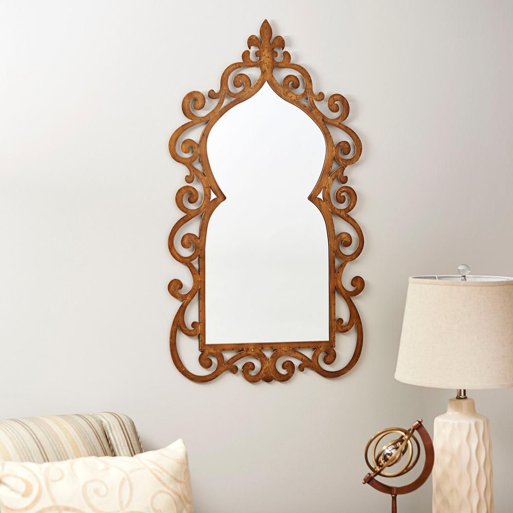 Scrolled Wall Mirror | Home Depot