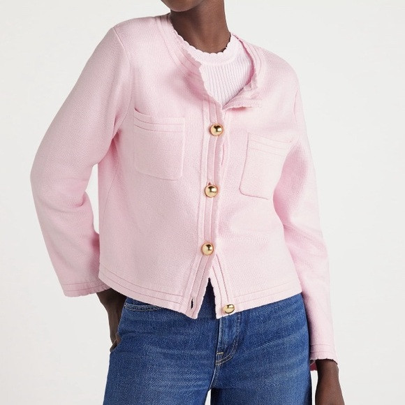 Free Assembly Pink Button-Up Women's Cardigan | Poshmark