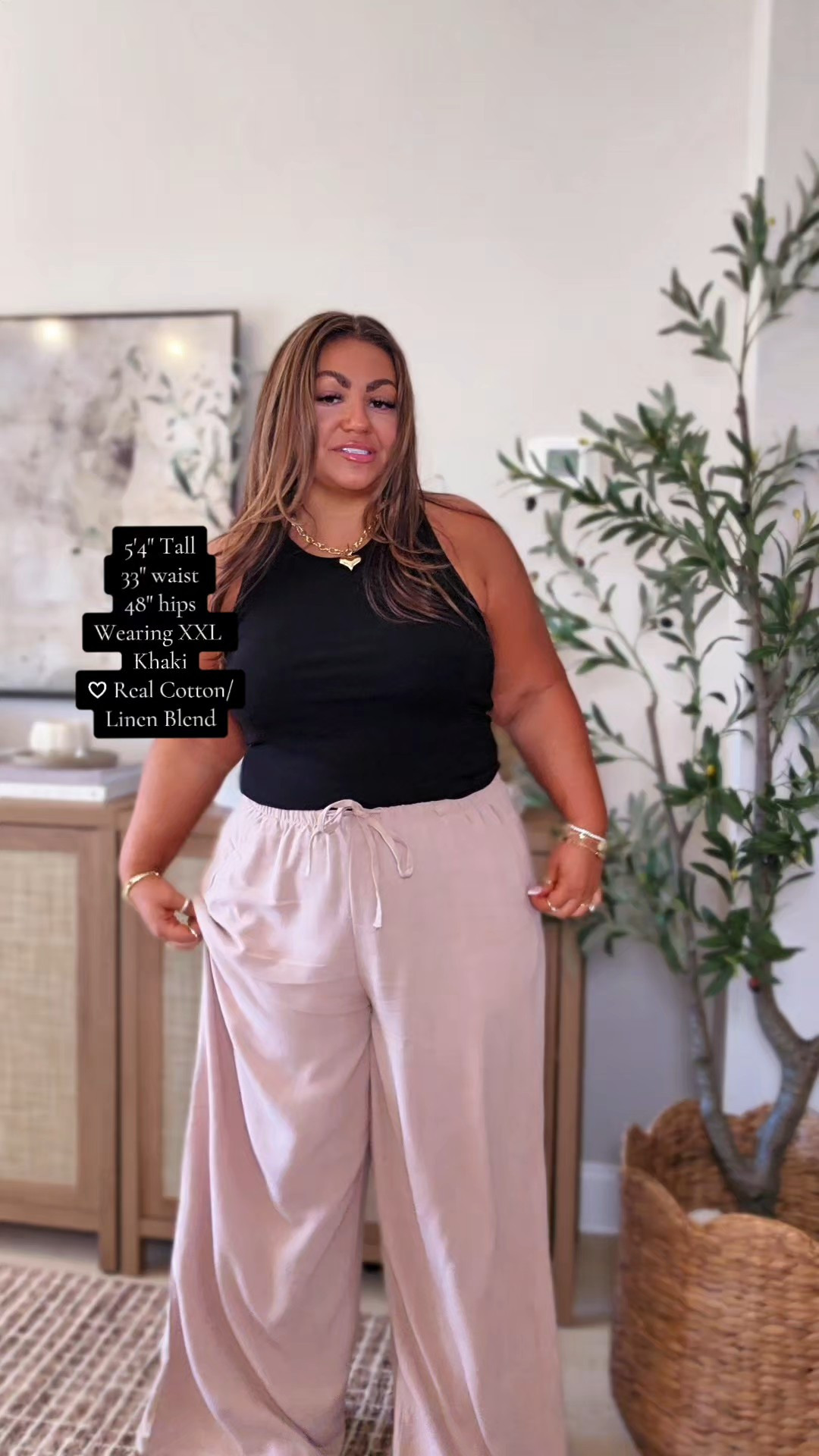 These wide leg linen/cotton pants sell out fast EVERY YEAR!!! 

#LTKootd #LTKPlusSize #LTKMidsize