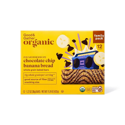 Chocolate Chip Banana Bread Whole Grain Baked Bar - 15.24oz - Good & Gather™ | Target
