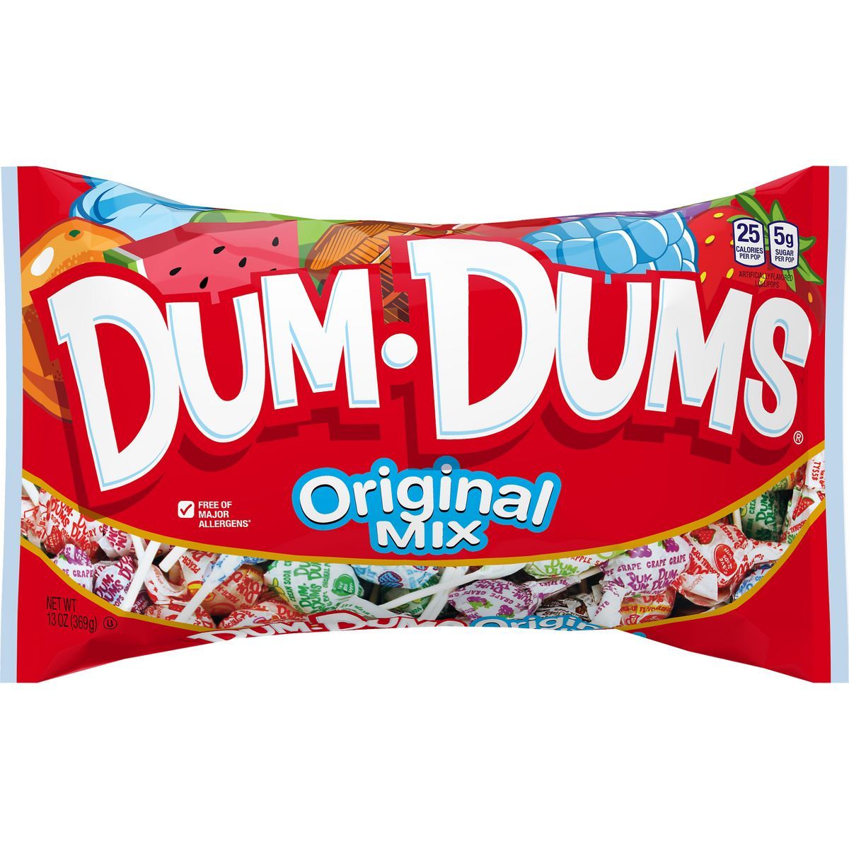 Dum Dums Original Mix Lollipops Candy – 13oz | Target