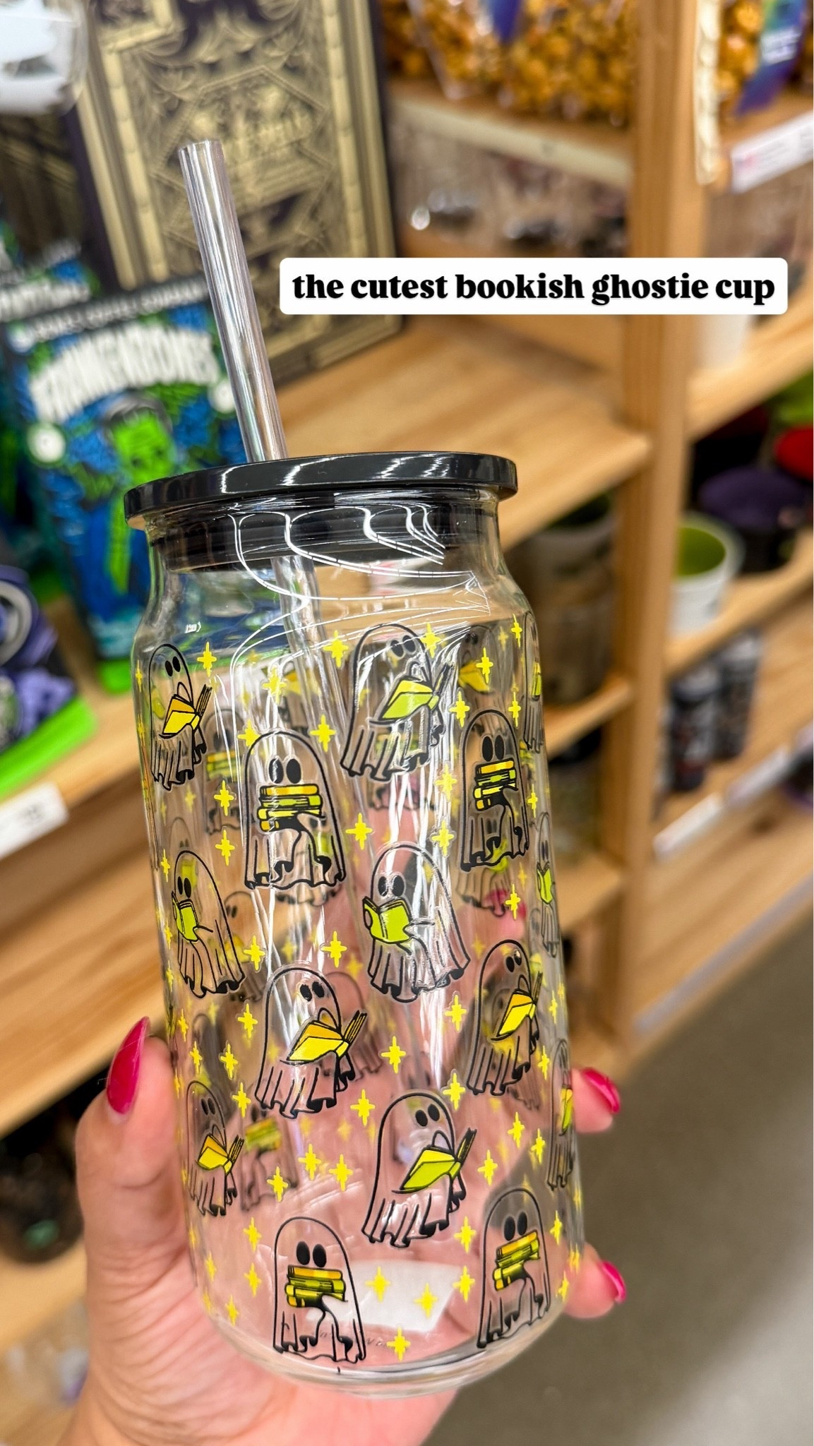 This bookish ghostie cup is so cute! So many fun Halloween home decor, kitchen finds, and accessories

#LTKdayinmylife #LTKHome