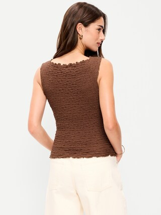 Sleeveless Smocked Tank Top | Old Navy (US)