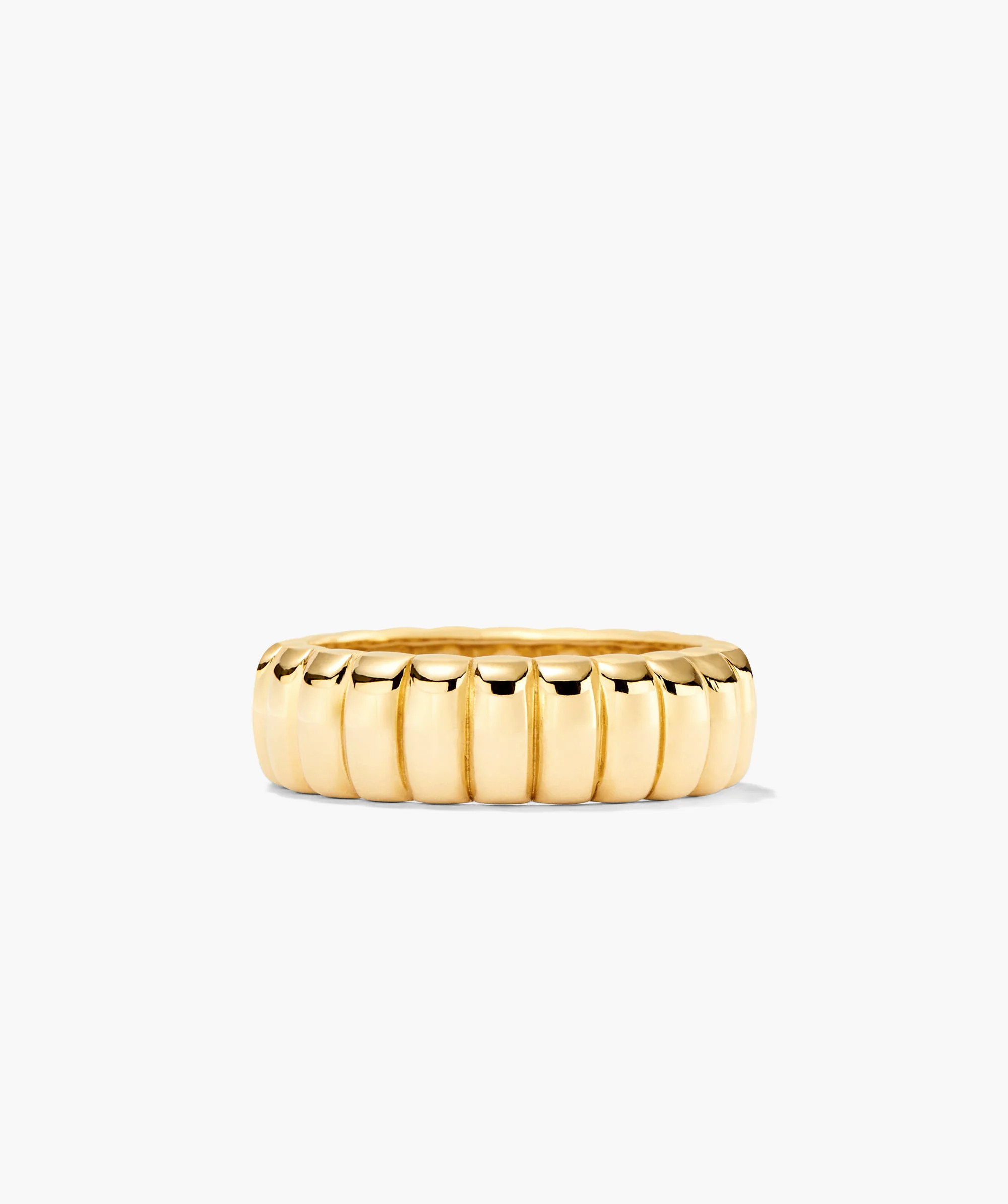 Charlotte Ribbed Ring - Jewelry | Mejuri | Mejuri Fine Crew