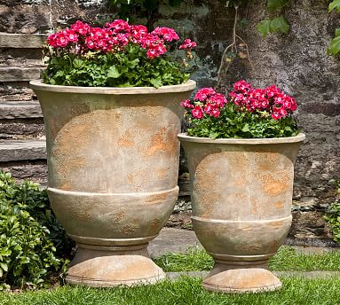 Lolo Urn Planter - Antique Terracotta | Pottery Barn (US)