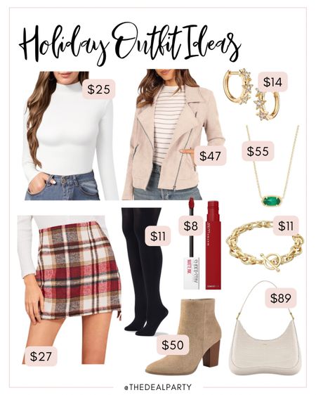 Holiday Outfit Ideas | Christmas Outfits | Holiday Outfits 

#LTKHoliday #LTKfindsunder100 #LTKSeasonal