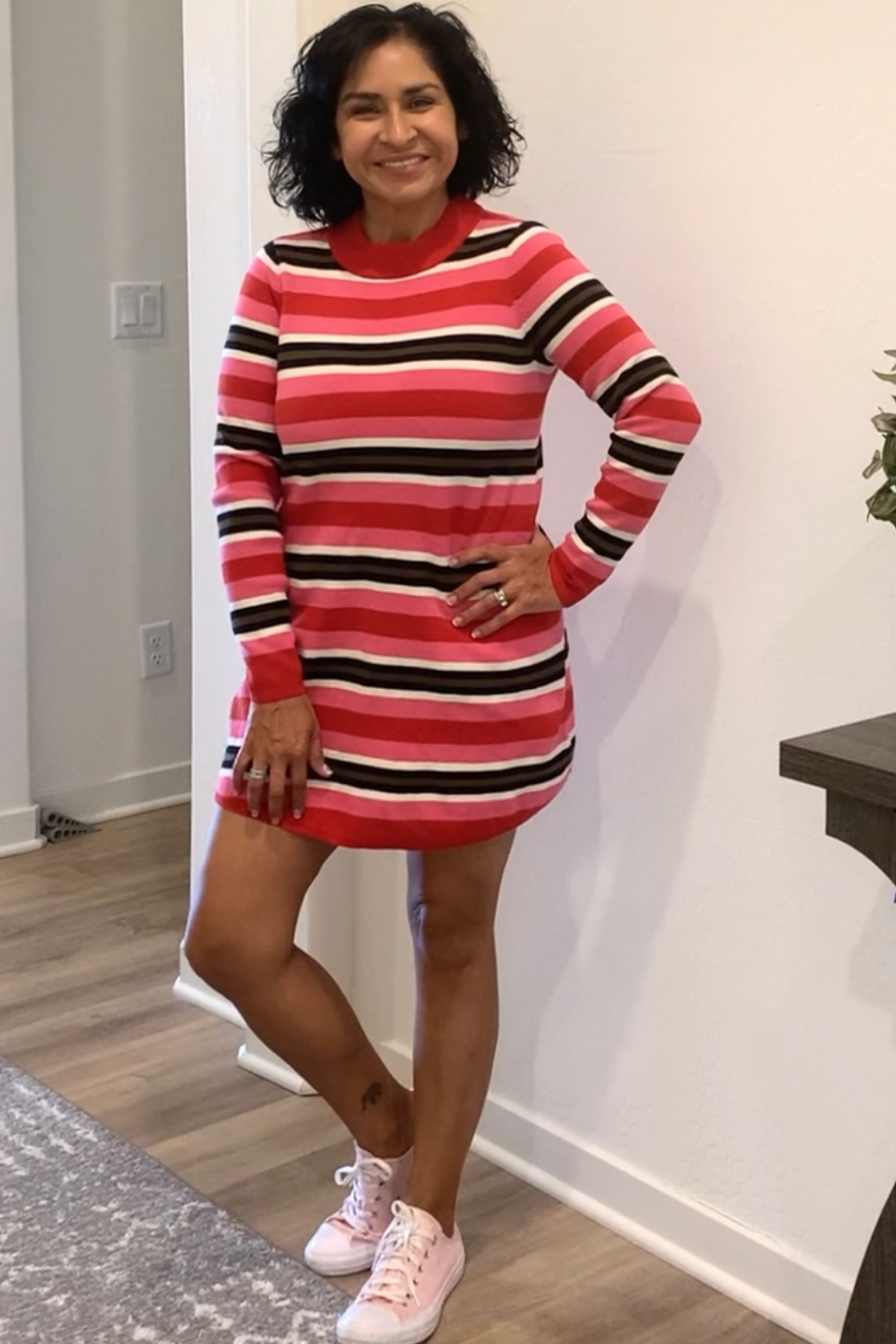 #freepeople #converse #pinksneakers #pinkchucks #spring #sweaterdress #everydaystyle #fall #casualootd #petitestyle #fair #concert #festival #stripes #nautical #pinkchucktaylors #classic #chic 

#LTKshoecrush #LTKstyletip #LTKFestival