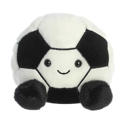 Aurora Mini Striker Soccerball Palm Pals Adorable Stuffed Animal Black 4" | Target
