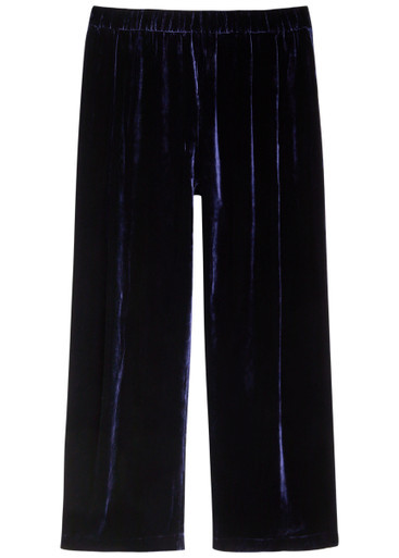 Straight-leg velvet trousers | Harvey Nichols