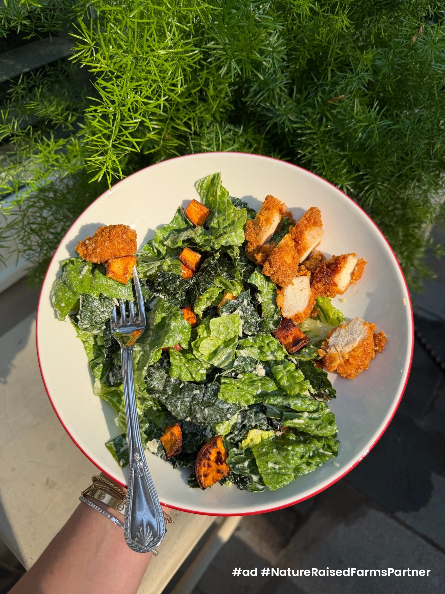 #ad Kale Caesar Salad w/ Crispy Chicken, yes please🤩 

I added the Lightly Breaded Strips from Nature Raised Farms®, & WOW I cannot get enough of this easy & satisfying staple. While these baked up, I just combined my massaged kale (in a little lemon juice & EVOO) with chopped romaine, roasted sweet potatoes, & a generous amount of parm😏. Toss it all together, & you have the perfect dinner that the whole family will ask for again & again!

💥Comment “recipe” below for my Homemade Caesar Dressing - it’s incredibly delicious & EASY…trust me, it’ll be your new favorite thing to meal prep for the week!

…& be sure to check out these & all of the Nature Raised Farms® products @target now - linked on my @shop.ltk below 🍗🥬

https://on.ltk.com/+0r6MvbpqaWqKMOrIHZuggQ

#TargetPartner #Target #NatureRaisedFarmsPartner @NatureRaisedFarms