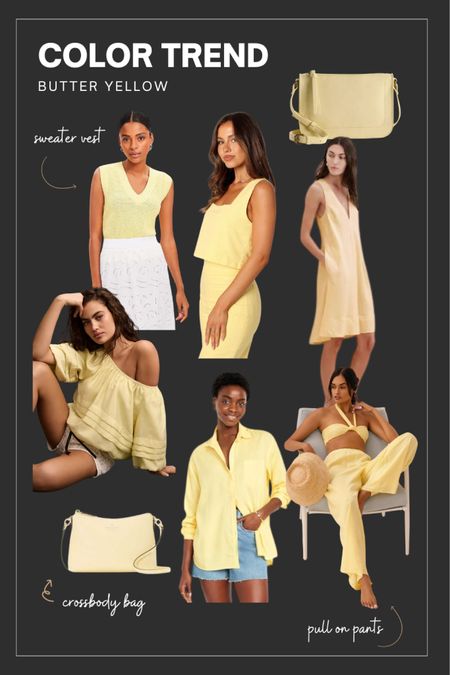 Color Trend - Butter Yellow
#crossbody #sweatervest

#LTKitbag #LTKstyletip
