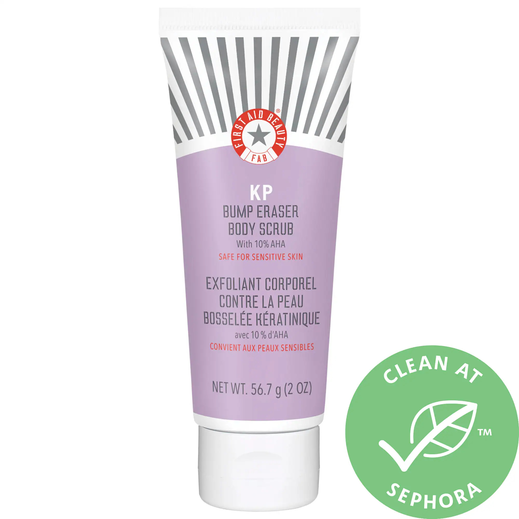 First Aid Beauty Mini KP Bump Eraser Body Scrub with 10% AHA 2 oz/ 56.7 g | Sephora (US)