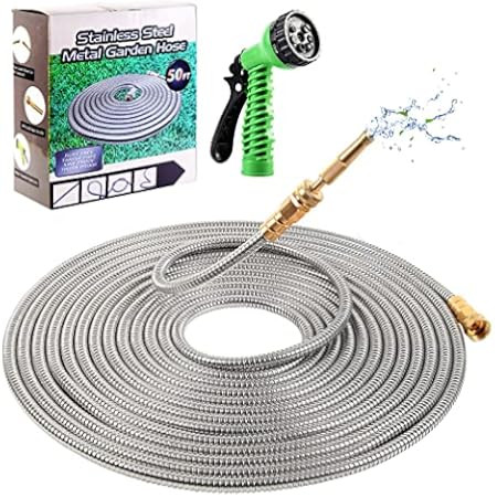 Stainless Steel Metal Garden Hose | Amazon (US)