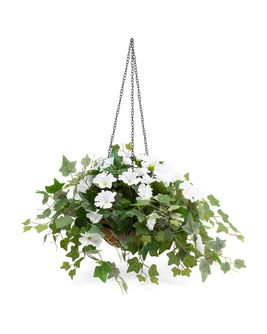 FARMERS MARKET
							
							12in Faux Morning Glory Hanging Basket
						
						
							

	
		
... | Marshalls