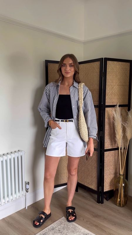 AD. Summer styling with Abercrombie & Fitch. AFEMILY will get you 15% off

Wearing 

XS in the black Ottoman Tube Top

26 in the white High Rise Loose denim shorts 

Medium in the striped shirt





Summer outfit, holiday outfit, summer dress, denim shorts


#LTKeurope #LTKsummer #LTKuk