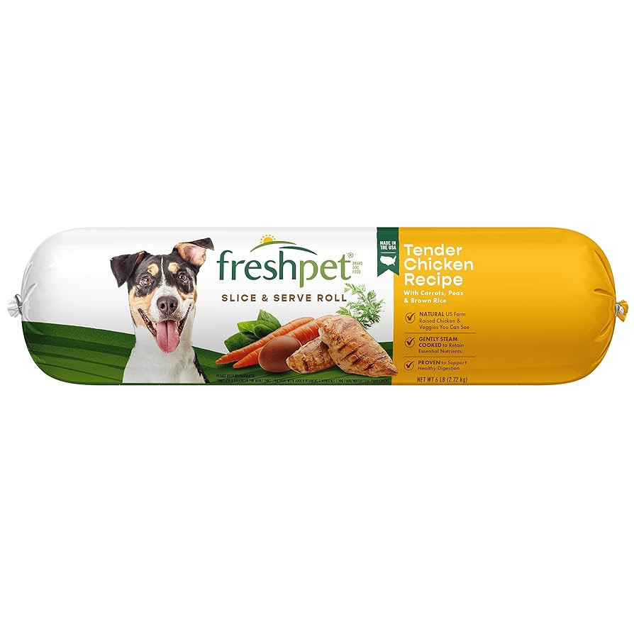 Freshpet Dog Food, Slice and Serve Roll, Tender Chicken Recipe, 6 Lb (Pack of 1) | Amazon (US)