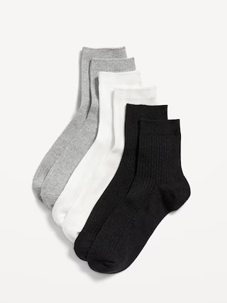 Quarter Crew Socks 3-Pack for Women | Old Navy (US)