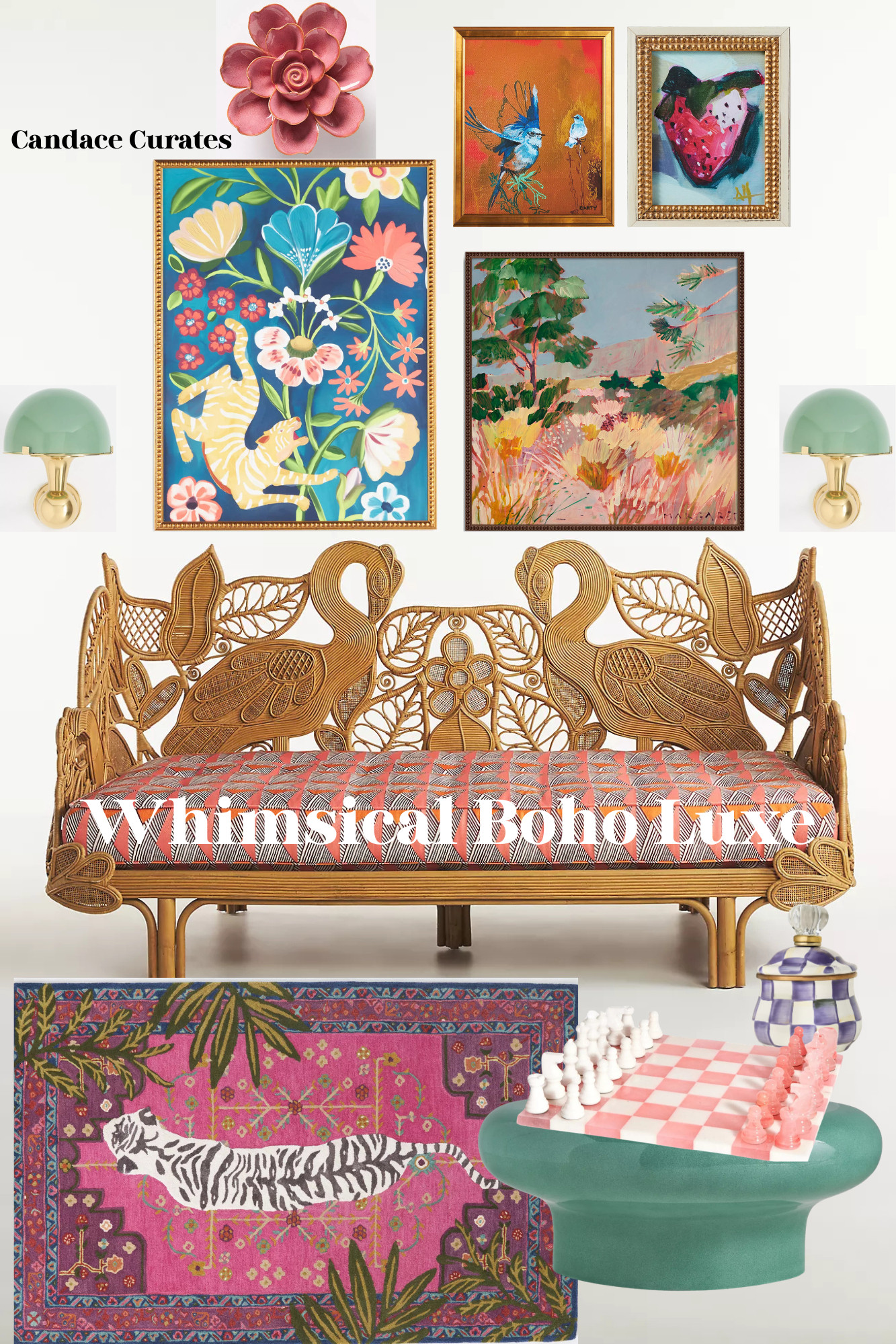 Whimsical, colorful, and anything but ordinary. ✨

I'm drawn to spaces that feel collected over time—layered with art, personality, and a little bit of unexpected charm. This Anthropologie-inspired edit combines boho influences, playful color, and statement pieces that instantly elevate a room.

Shop my Whimsical Boho Luxe favorites through the link in my LTK. 

 #LTKHome #AnthropologieStyle #BohoDecor #EclecticInteriors #ColorfulHome #InteriorStyling #HomeDecorInspo #CollectedHome #MaximalistDecor #CandaceCurates #LTKdayinmylife #LTKOver40 #LTKHome