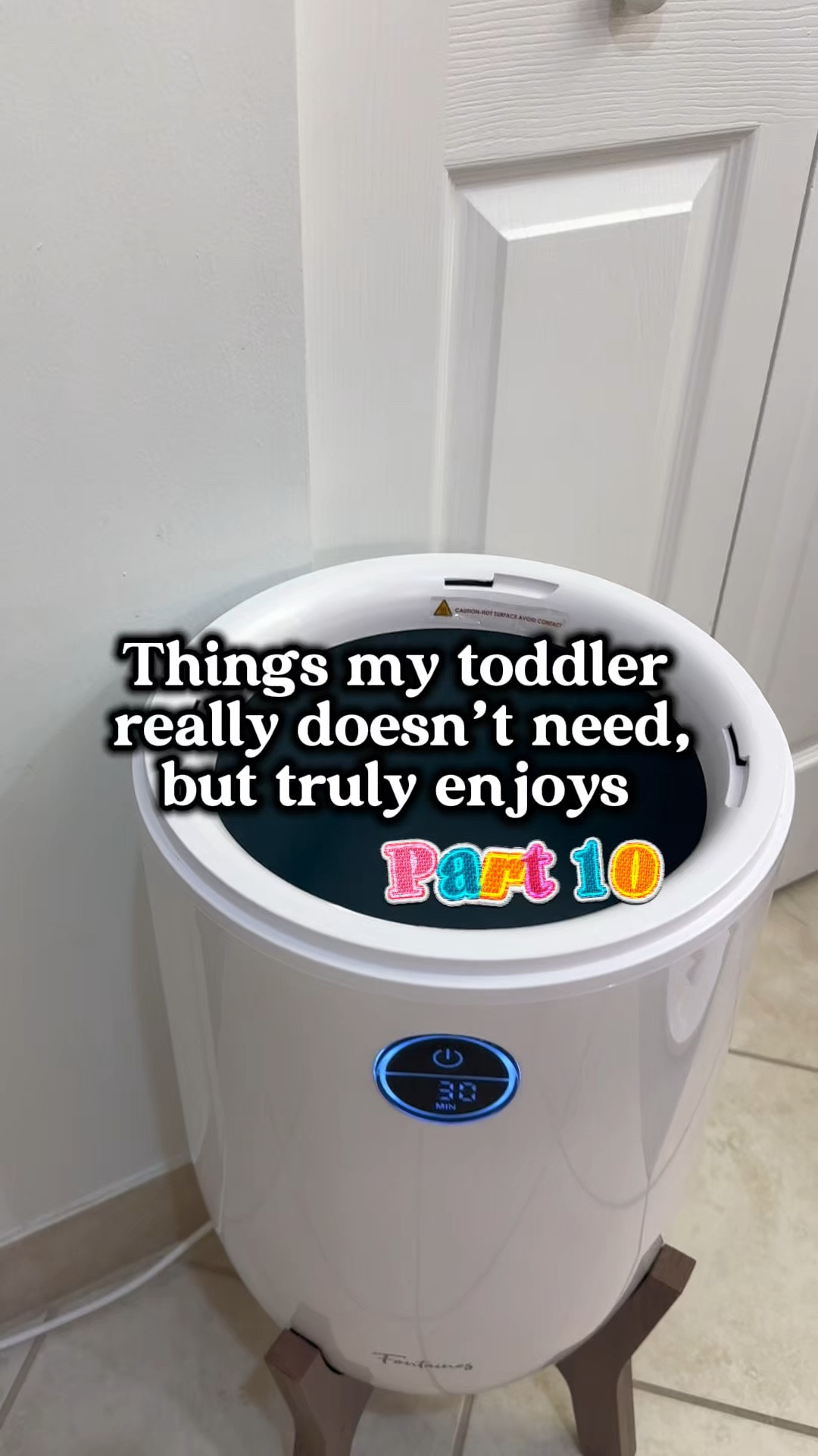 Look, my toddler is just like me… she likes little luxuries to make life extra special ✨

I used this towel warmer once with her and she was hooked 🤣 now it’s a daily request and that’s ok. It is also perfect for parents and easy to use. 

#momlife #parenting #momfinds #toddlerfinds #amazonfinds 

#LTKdayinmylife #LTKgrwm #LTKmomlife