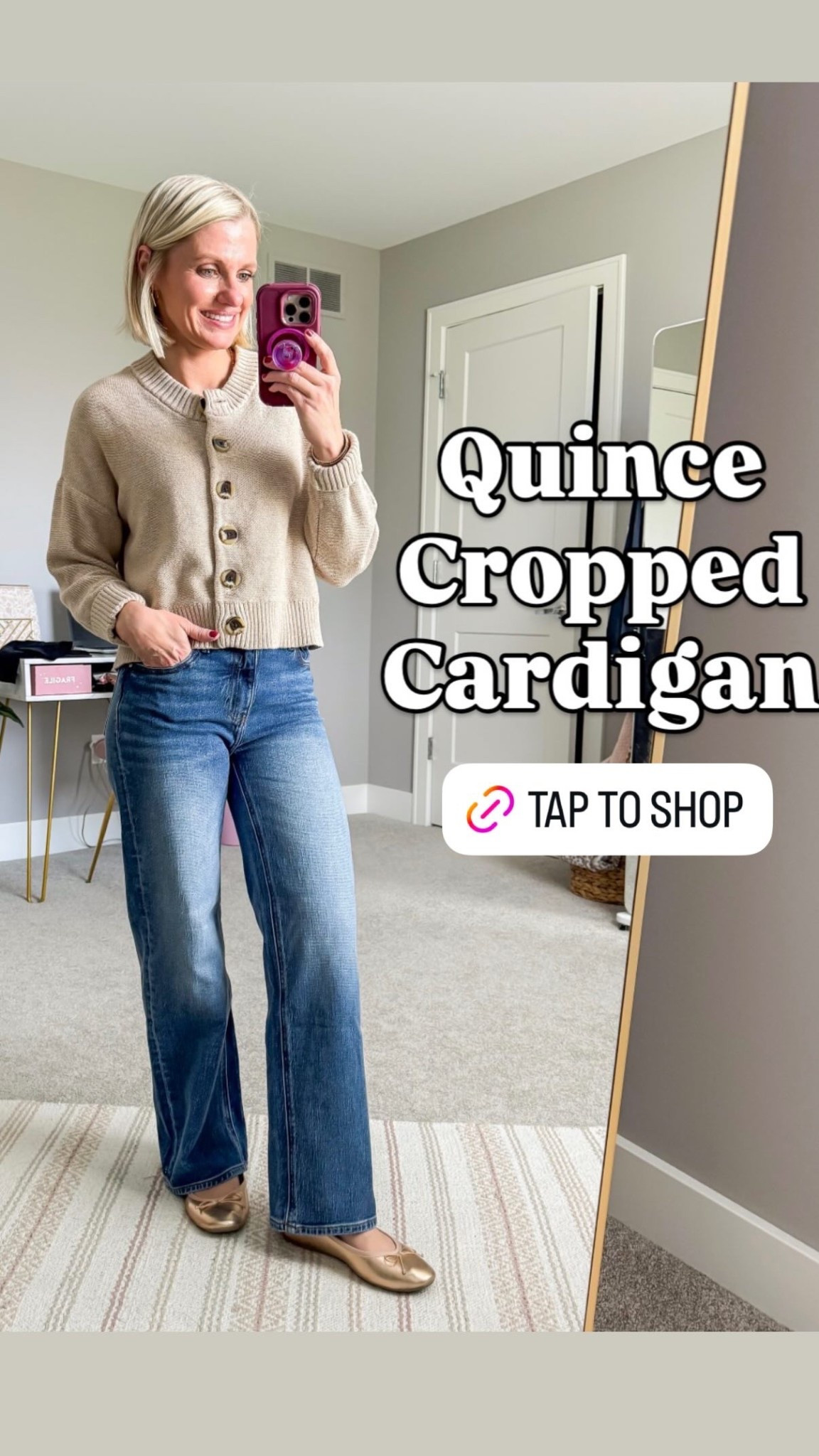 My favorite cropped cardigan from Quince was one of my best sellers this year! 
Cardigan- xsmall
Jeans- 25/28” inseam

#LTKPetite #LTKootd #LTKOver40