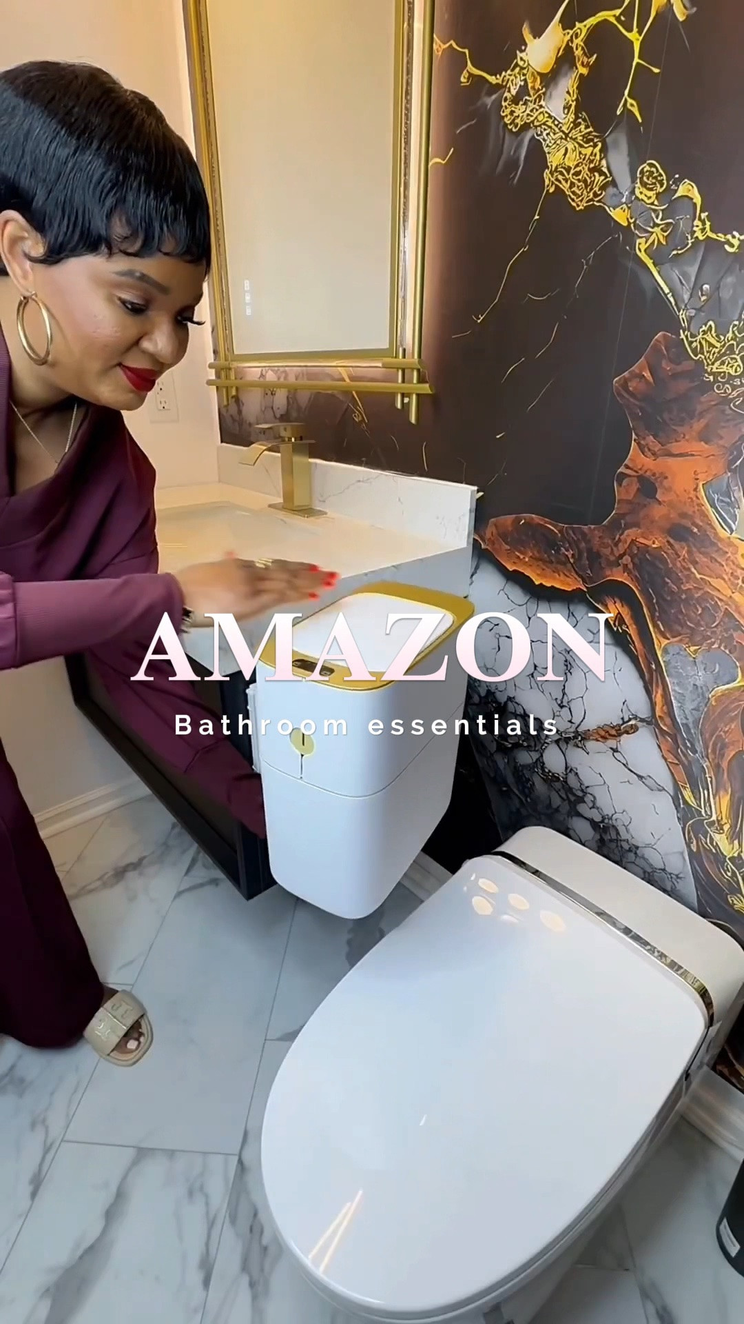 Amazon Bathroom styling Inspo 💕 Tap below to shop! Follow me @omabelle for more Fashion, Home & everything inbetween. Glad to have you here!!! 💕😊🙏

Home | Home decor |Entryway decor | Entryway table | console table | Buffet table | Accent table
Pottery barn | Amazon home
Restoration hardware look for less |Luxe for less | Entryway ideas | Foyer table | Foyer decor | Sofa table | Black sofa table | Black console | Black accent table
| Black wooden table |Living room decor | Rugs | Area rug | Neutral rug | Living room family room rug | Sofa sectional | Washable cleanable sofa | Family friendly sofa furniture | Stain resistant fabric sofa | Cloud sofa | Family kid toddler | pet friendly sofa | Coffee table | Livingroom | Home decor | bedding | bedroom | fall decor |  fall porch | dresser | rug | kitchen | dispenser | cutlery set | knives

#LTKHome #LTKmomlife #LTKvlog