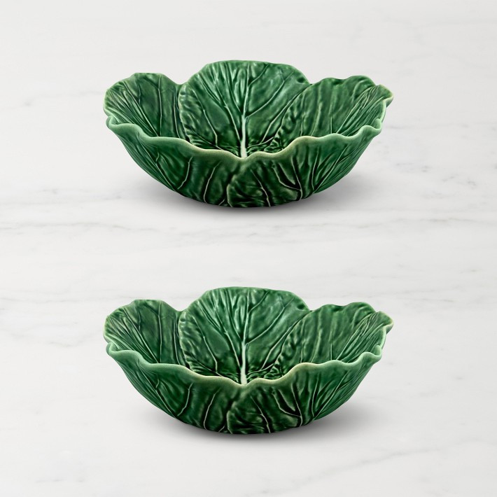 Bordallo Pinheiro Cabbage Salad Bowls | Williams-Sonoma