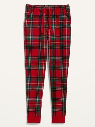 For Him Matching Plaid Flannel Jogger Pajama Pants | Family Matching Pajamas | Old Navy (US)
