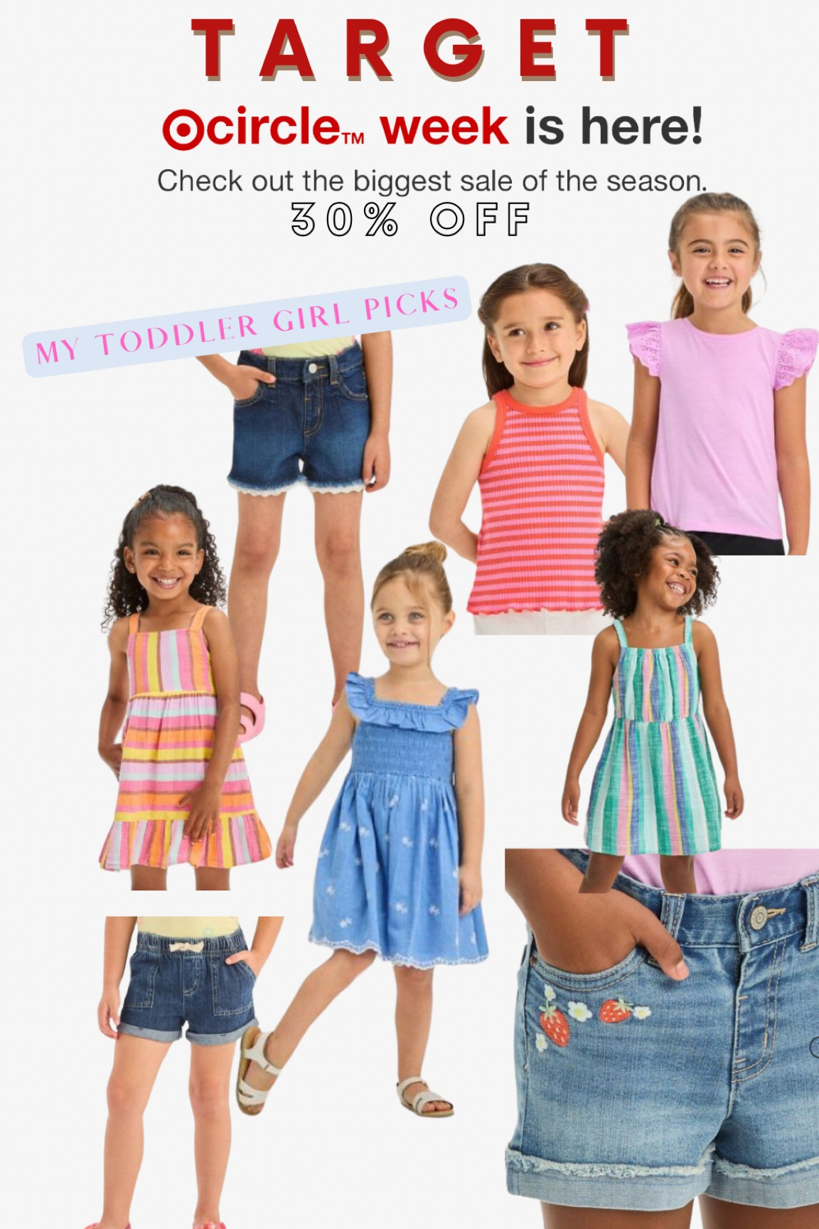 Target circle week - target toddler girl finds for summer 

#LTKSummerSales #LTKKids #LTKSaleAlert