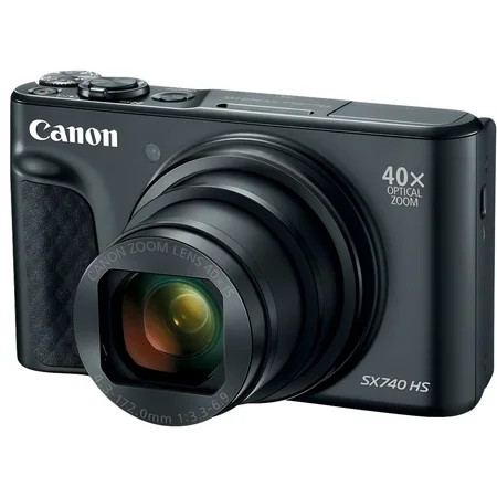 Canon PowerShot SX740 HS 20.3MP Digital Camera, 40x Zoom Black (International Version) | Walmart (US)