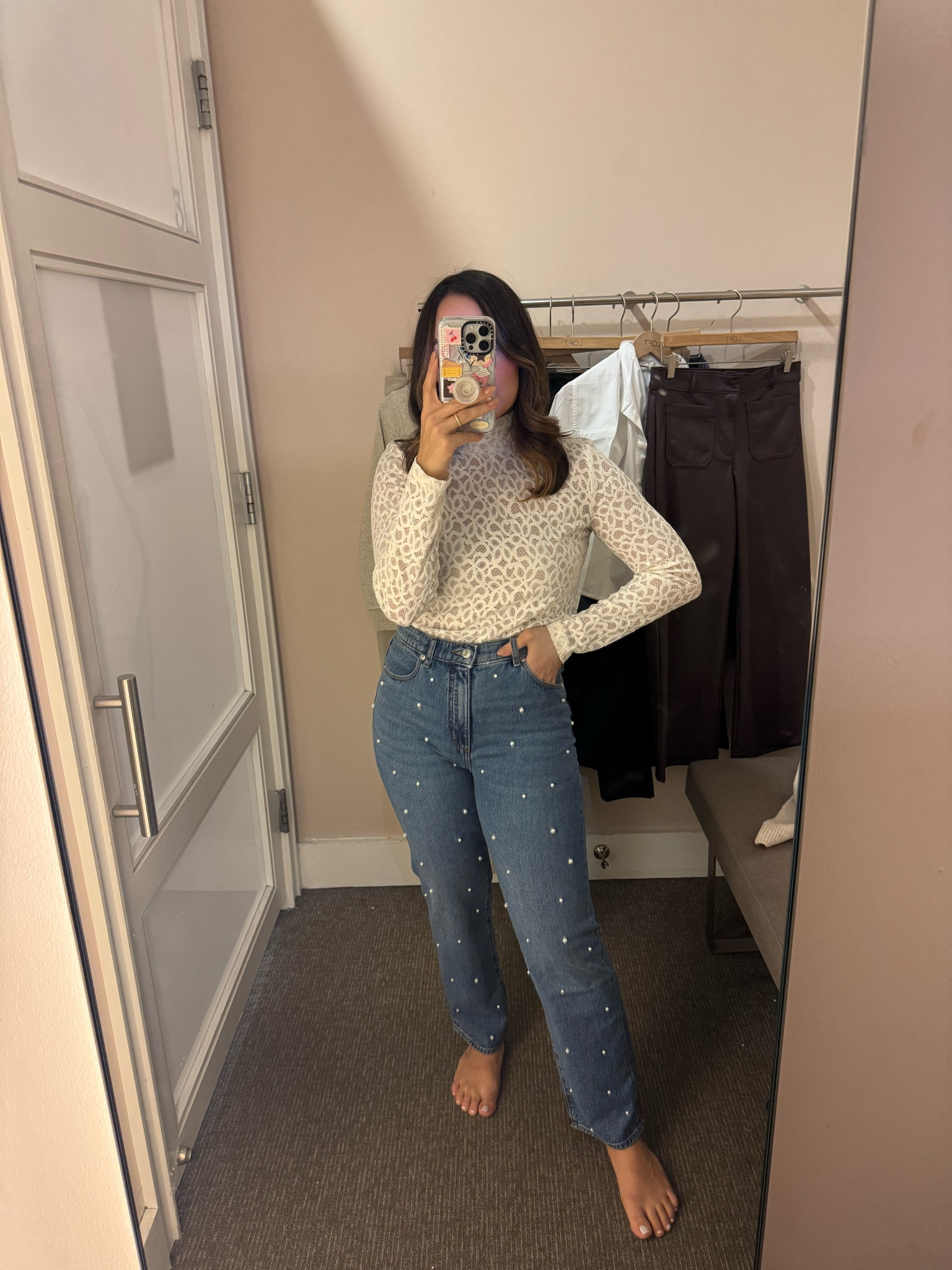 Size small top 28 regular in jeans! 

#LTKStyleTip #LTKSaleAlert