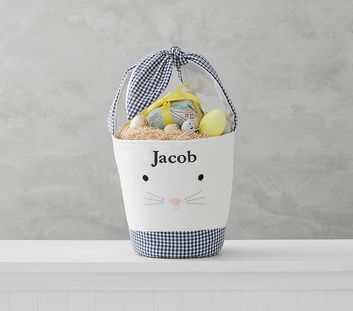 Tie-Ear Bunny Easter Treat Buckets | Pottery Barn Kids