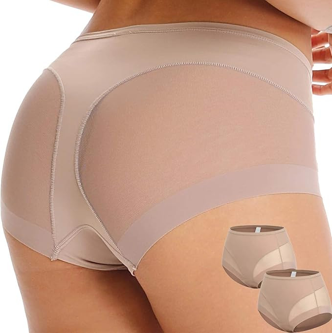 WOWENY Tummy Control Panties for Women Seamless Butt Lifter Briefs Comfy Body Shaper Shapewear Se... | Amazon (US)