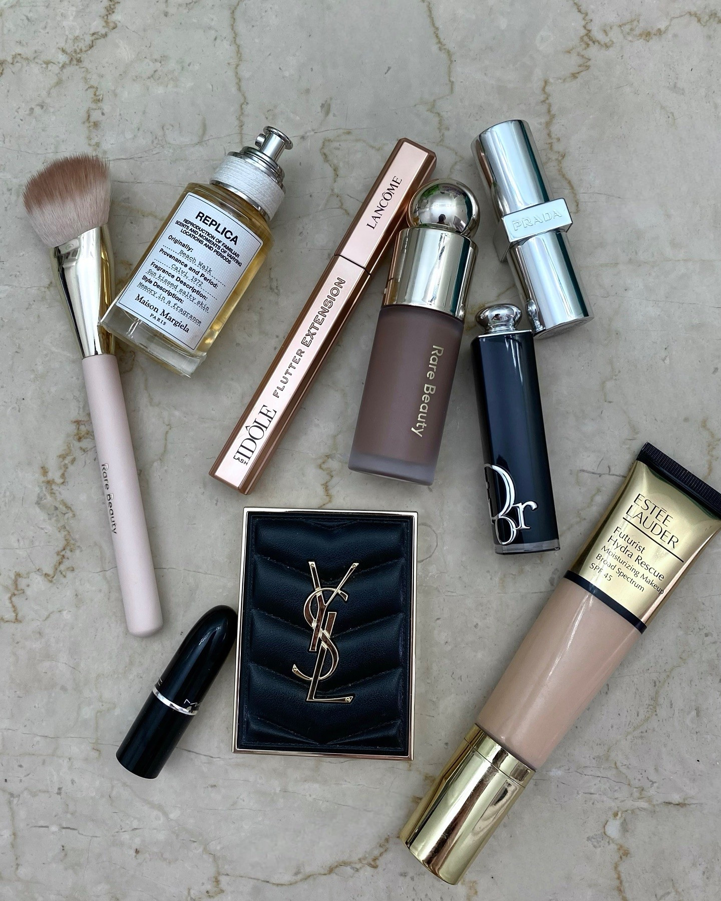 Girl mess 🥹💅🏻
.
Products used: 
Beach Walk by @maisonmargielafragrances 
Idole flutter extension mascara @lancomeofficial 
Couture mini clutch eyeshadow palette @yslbeauty 
Soft pinch liquid contour by @rarebeauty 
Dior addict shine lipstick @diorbeauty 
Monochrome matte lipstick by @pradabeauty 
Futurist hydra rescue moisturizing foundation @esteelauder 
Mini luster glass sheer shine lipstick by @maccosmetics 
.
.
Aesthetic filler pic, makeup aesthetic, filler pic Instagram, makeup addict, makeup junkie, girlhood core