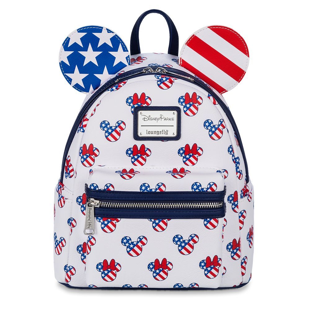 Mickey and Minnie Mouse Americana Loungefly Mini Backpack | Disney Store