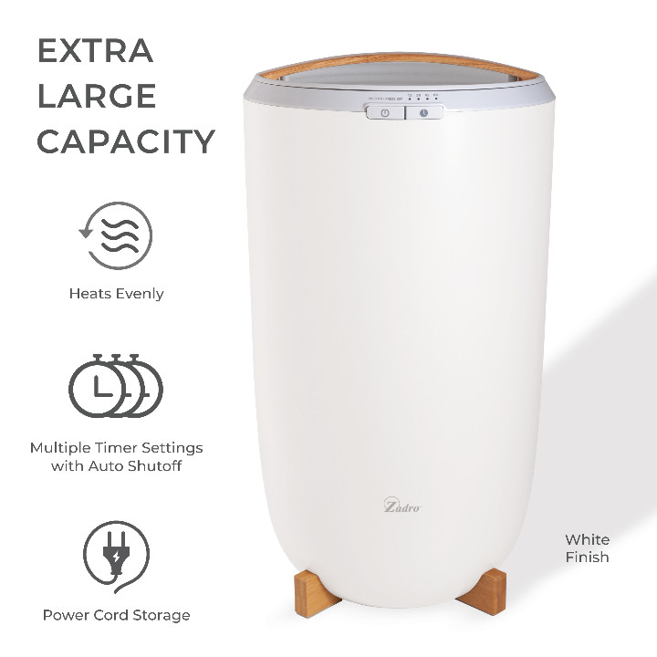 Zadro Towel Warmer Bucket, PJs & Blanket Warmer for Bathroom and Home - Walmart.com | Walmart (US)