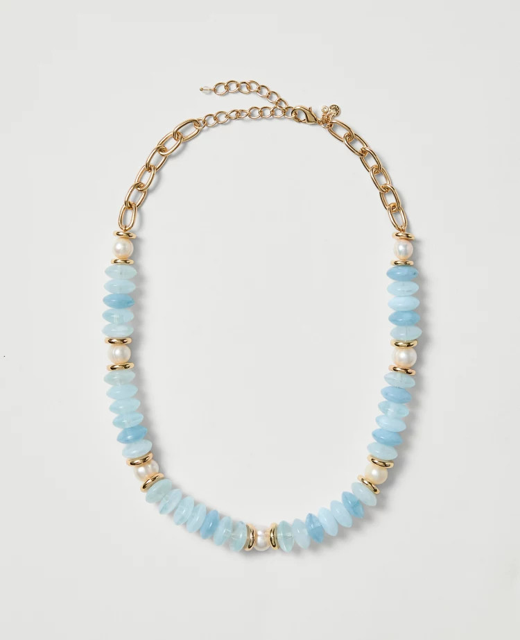 Mixed Stone Necklace | Ann Taylor