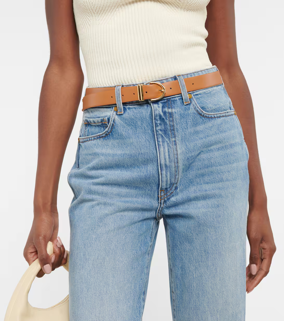 KhaiteBambi leather belt | Mytheresa (US/CA)